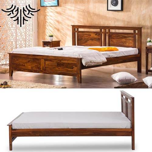 Panel Bed Single Size 0.9m*2M (Muvura Wood)