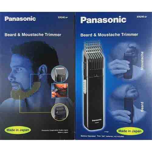 Panasonic Beard, Moustache & Hair Trimmer – ER240BP, For Men