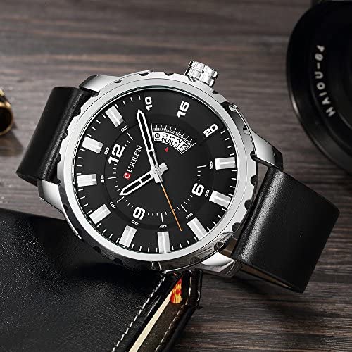 Curren 8245 Male Quartz Watch Black