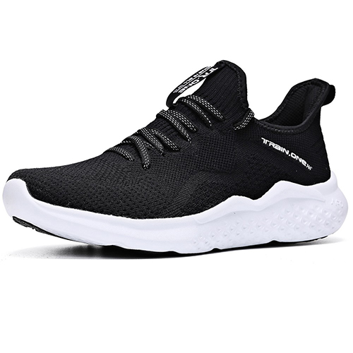 361 Degrees Healthy Walk Sports 44 Shoes For Men, Black