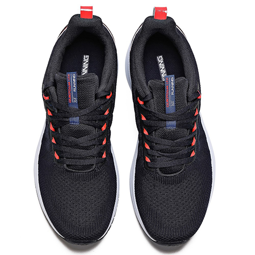 361 Degrees Perfomance Running 41 Sports Shoes For Men, Black And Blue