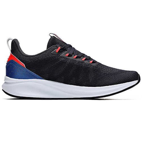 361 Degrees Perfomance Running 43 Sports Shoes For Men, Black And Blue