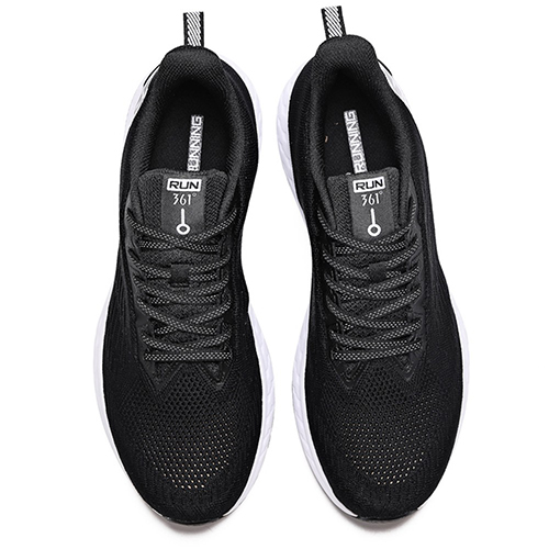 361 Degrees Perfomance Running Sports 41 Life Styles Shoes For Men Black