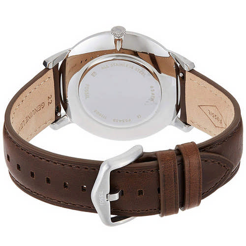 Fossil Analog Beige Dial Gents Watch, FS5439