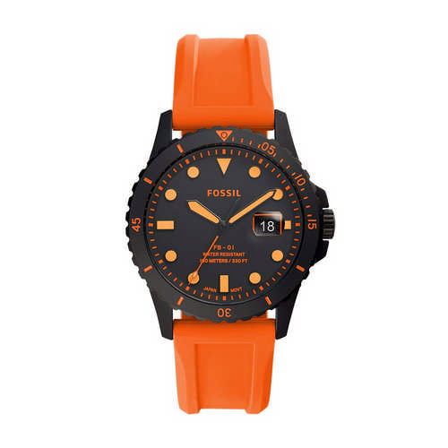 Fossil Analog Black Dial Gents Watch, FS5686