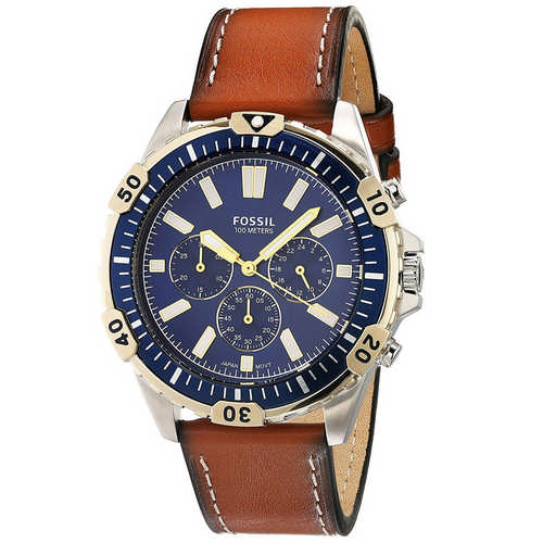 Fossil Analog Blue Dial Gents Watch, FS5625