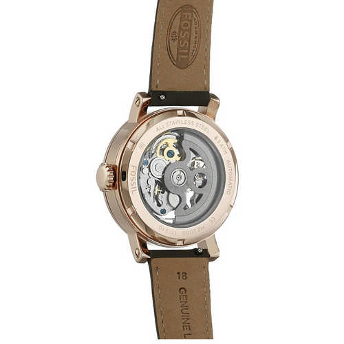 Fossil Analog Gunmetal Dial Ladies Watch, ME3089