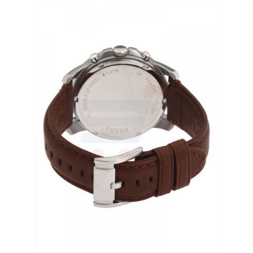 Fossil Analog Leather Band Grant Watch For Men - FS4735