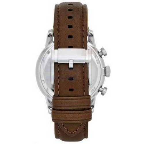 Fossil Chronograph Townsman Dark Brown Leather Strap Watch For Men - FS5280