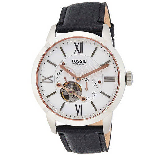 Fossil Townsman Analog Silver Dial Gents Watch, ME3104