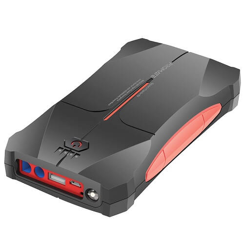 Promate Car Jump Starter Power Bank, Car Battery Booster with 10000mAh Power Bank