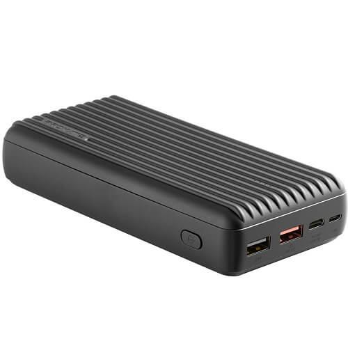 Promate 30000mAh Delivery Power Bank USB-C 18W Power Delivery, Titan-30