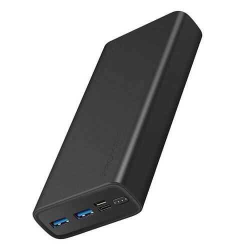  Promate 20000mAh Power Bank, Fast Charging with 2A Dual USB Port Bolt-20
