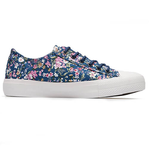 Springfield Womens Casual Shoes Color Blue With Flowers