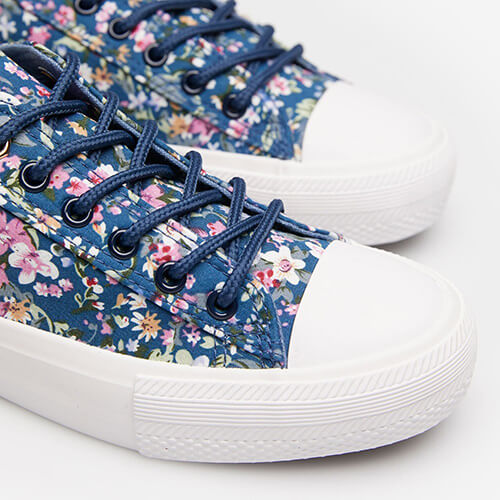 Springfield Womens Casual Shoes Color Blue With Flowers