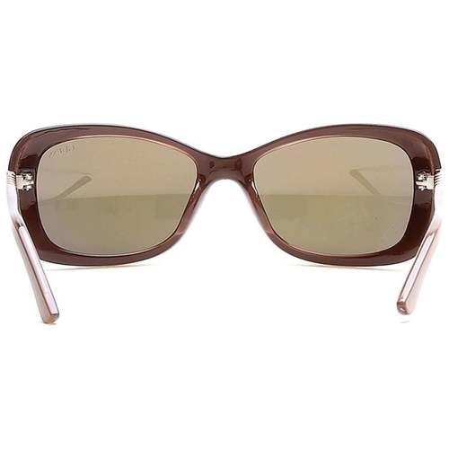 Guess GU7453 72G Sunglass For Women Shining Pink With Brown Mirror, Size 56