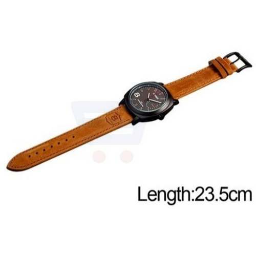 Curren 8139 Leather Strap Watch For Men Black
