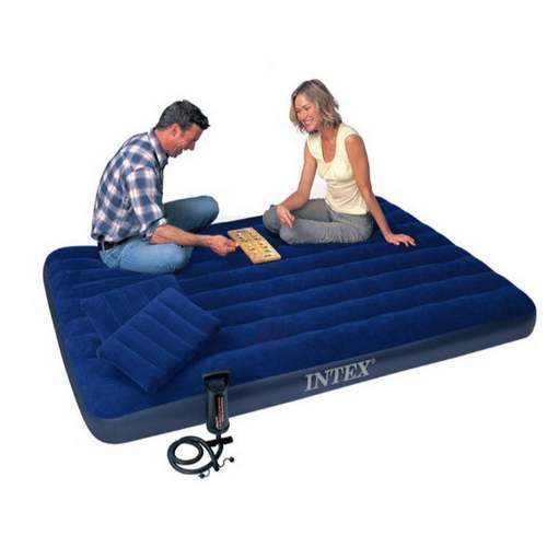 Intex Fiber Tech Technology Air Bed with Pump & Pillows - 64765