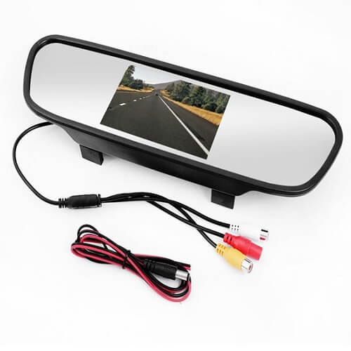 Front /Back Car Camera 2 In 1 Bundle With 4.3 Inch Digital TFT LCD Mirror Monitor For Cars