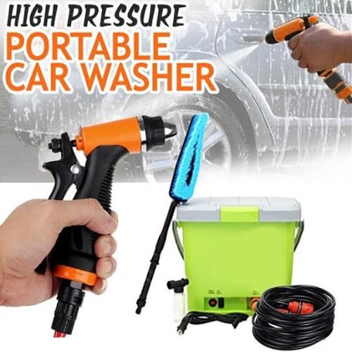High Pressure Portable Car Washer, Water spray Gun, With Power Adapter