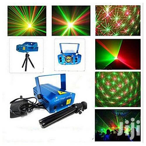 6 in 1  Mini Laser Stage Light Projector for Party, Bar Club