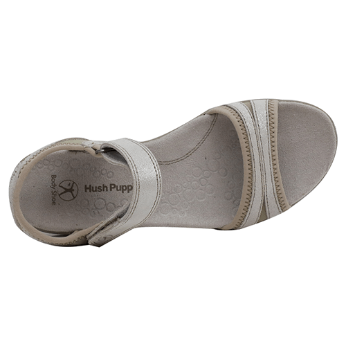 Hush Puppies Ladies Sandals Silver, HW05071-040 Size 38