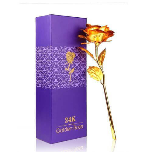 24 Karat Gold Foil Rose Gold Gift for men