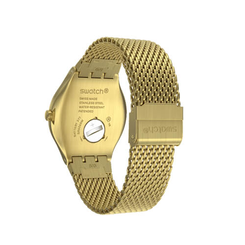 Swatch YWG409M Mesh O honey Watch Unisex