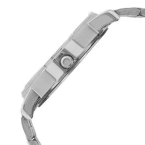 Titan  Dial Silver Strap Analog Watch NM1639SM01 Stainless Steel