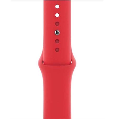 Apple Watch Series 6-44 mm GPS Red 32GB, Deep Navy Sport Band