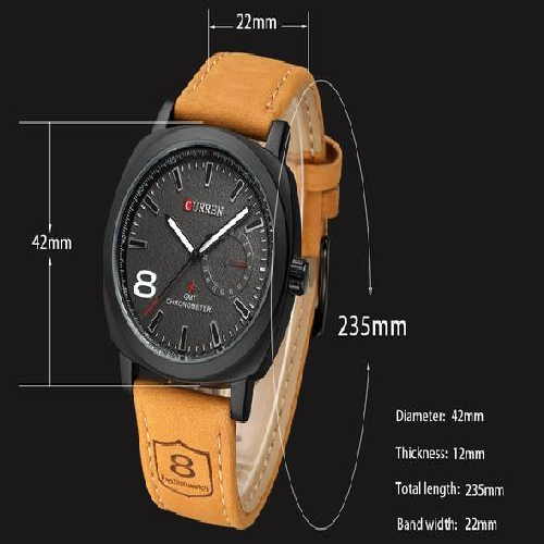 Curren M:8139 Analog Fashion, Business, Sport Wrist Watch For Men.