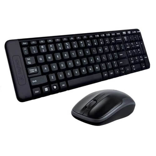 Logitech MK220 Wireless Keyboard and Mouse.