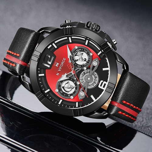 Naviforce mens quartz hot sale analog watch