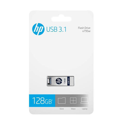  HP High Speed  128GB 3.1 USB Original Flash Drive Waterproof Dustproof Memory Stick X795W Metal pen drive