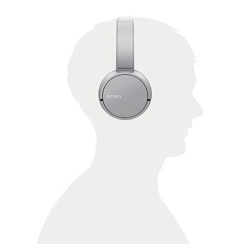 Sony  Wireless Bluetooth WH-CH500 NFC On-Ear Headphones  - Grey