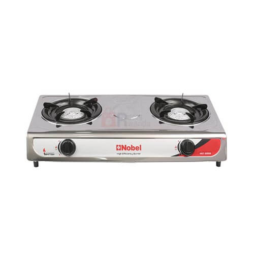 Nobel 2 Burner Gas Stove with Auto Ignition - NGT-2002