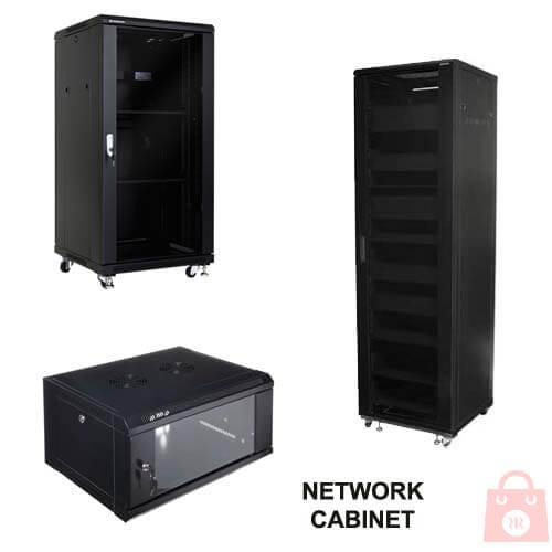 Data Center Server Rack  Cabinet -Network Cabinet 12U Size (Black) 