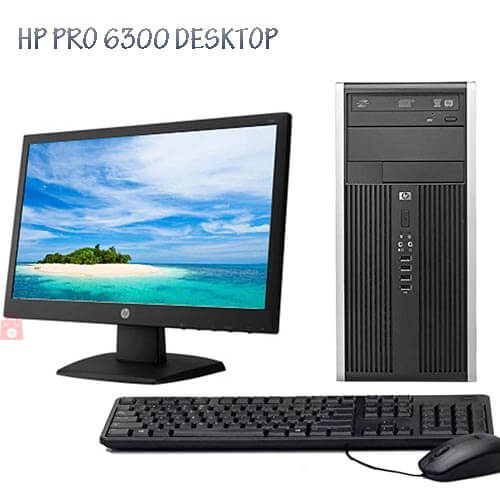 HP Compaq Pro 6300 Desktop Intel Dual Core with 18.5