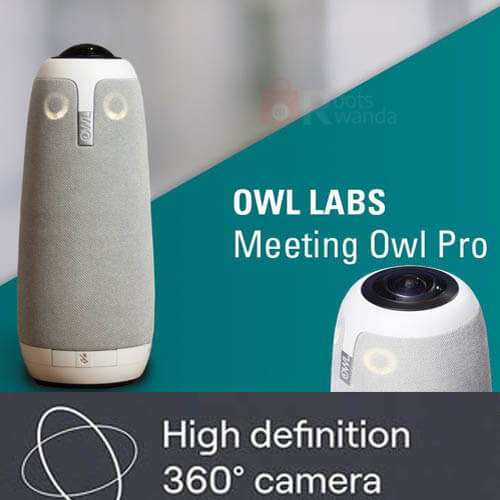 Owl Labs Meeting Owl Pro 360 Smart Conference Camera 1080p HD Smart Video Conference Camera, Microphone, and Speaker (Automatic Speaker Focus & Smart Zooming and Noise Equalizing)
