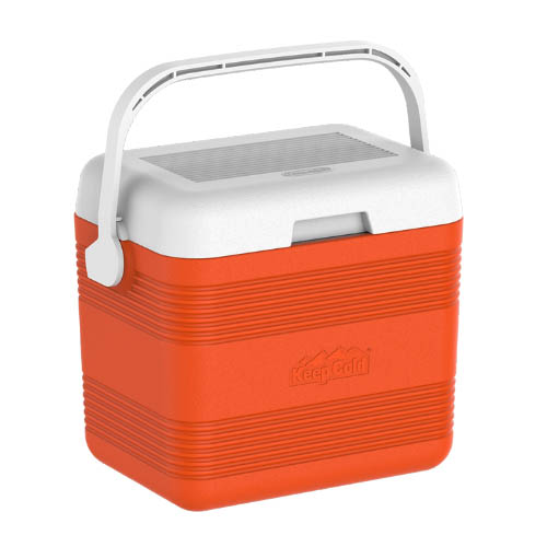 Cosmoplast 10l Keepcold Deluxe Icebox - MFIBXX002BL.  Green/Orange