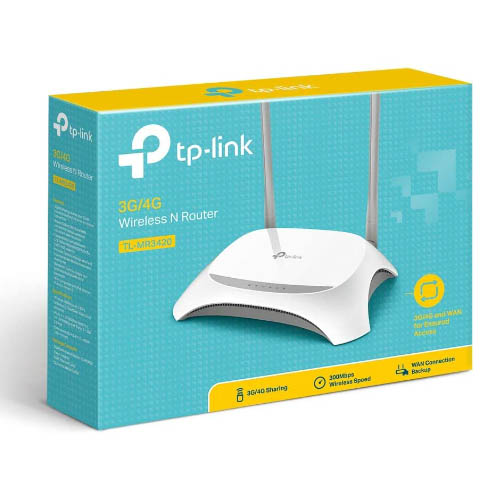 TP-LINK 3G/4G Wireless N Router TL-MR3420