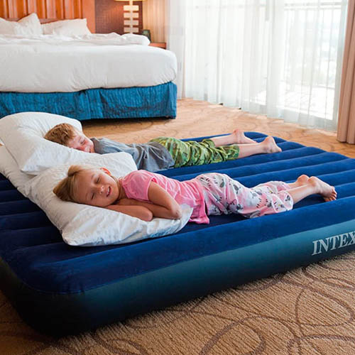 Intex Classic Downy Airbed, Queen Size 137x197x22 cm