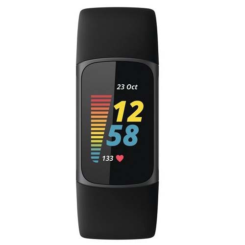 Fitbit Charge 5 Fitness Tracker Sleek Design FB421BKBK 