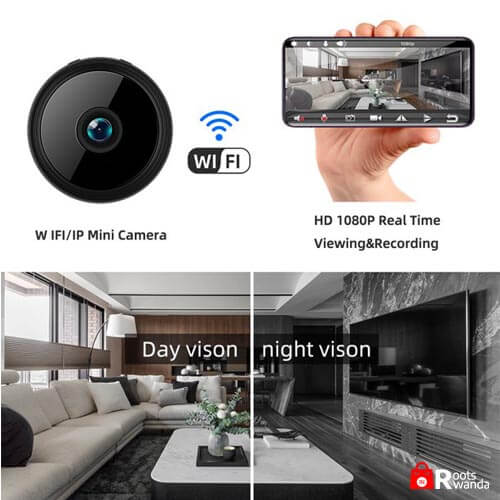 Mini IP Camera Recorders Wireless  Wifi Home Security Magnetic , Small Indoor and Outdoor Video Recorder with Mobile Monitoring 