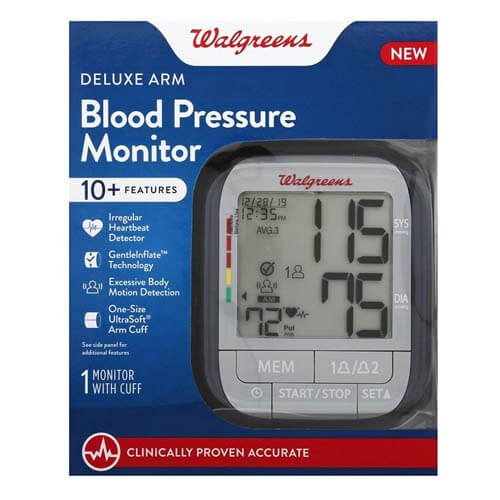 Walgreens Deluxe Arm Blood Pressure Monitor /  Automatic Wrist Blood Pressure Monitor
