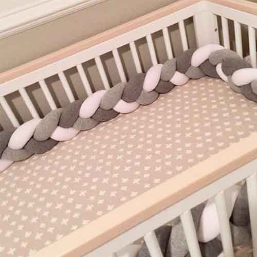 Braided Crib Bumper for Baby's