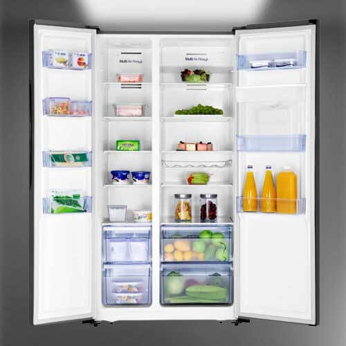 Hisense 516 LTR Fridge(Cross DOOR) Refrigerator H670SMIB-WD