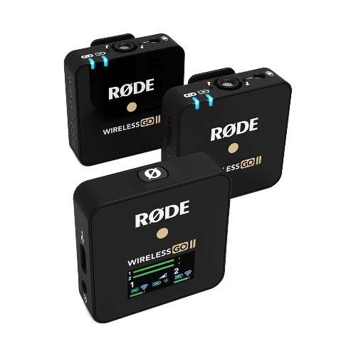 RØDE Wireless GO II Dual Channel Wireless Microphone System  RODE Wireless Audio  transmitter 