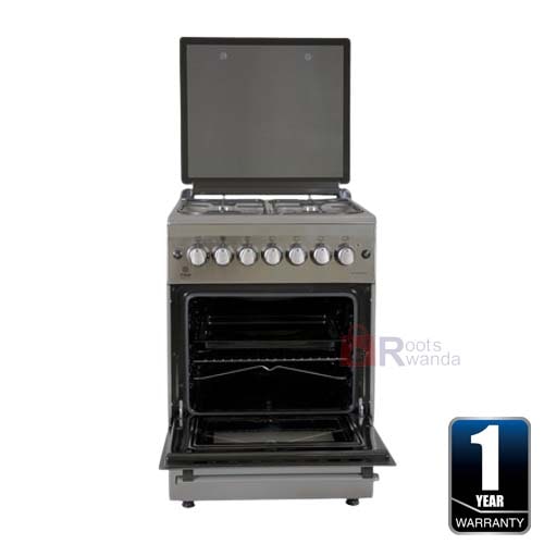 Mika Standing Cooker, 58cm x 58cm, 4 Gas, FFS, Electric Oven, 3F, with Rotisserie, MST60PU4GHI/HC