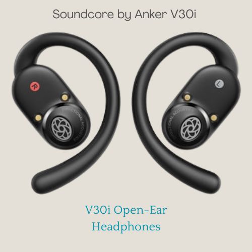 Anker Soundcore V30i Open-Ear Sports Headphones with Ergonomic Ear Hooks. | 36H Playtime, Bluetooth 5.3